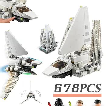 MOC Yeni Uzay İmparatorluğu Uzay Mekiği 75302DIY Modifiye Yapı blok seti Montaj Ekran Eğitici erkek çocuk oyuncakları noel hediyesi